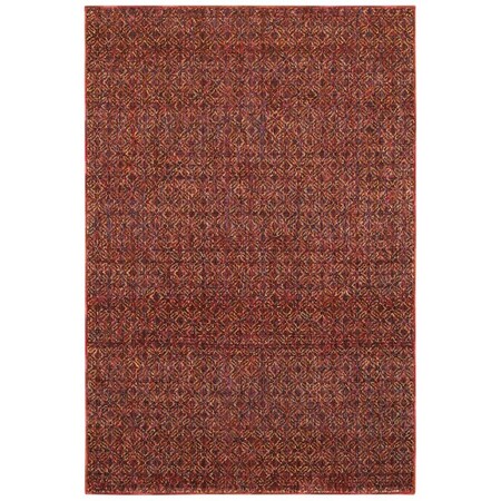 2 X 8 Ft.3 In. Atlas Casual Area Rug, Red